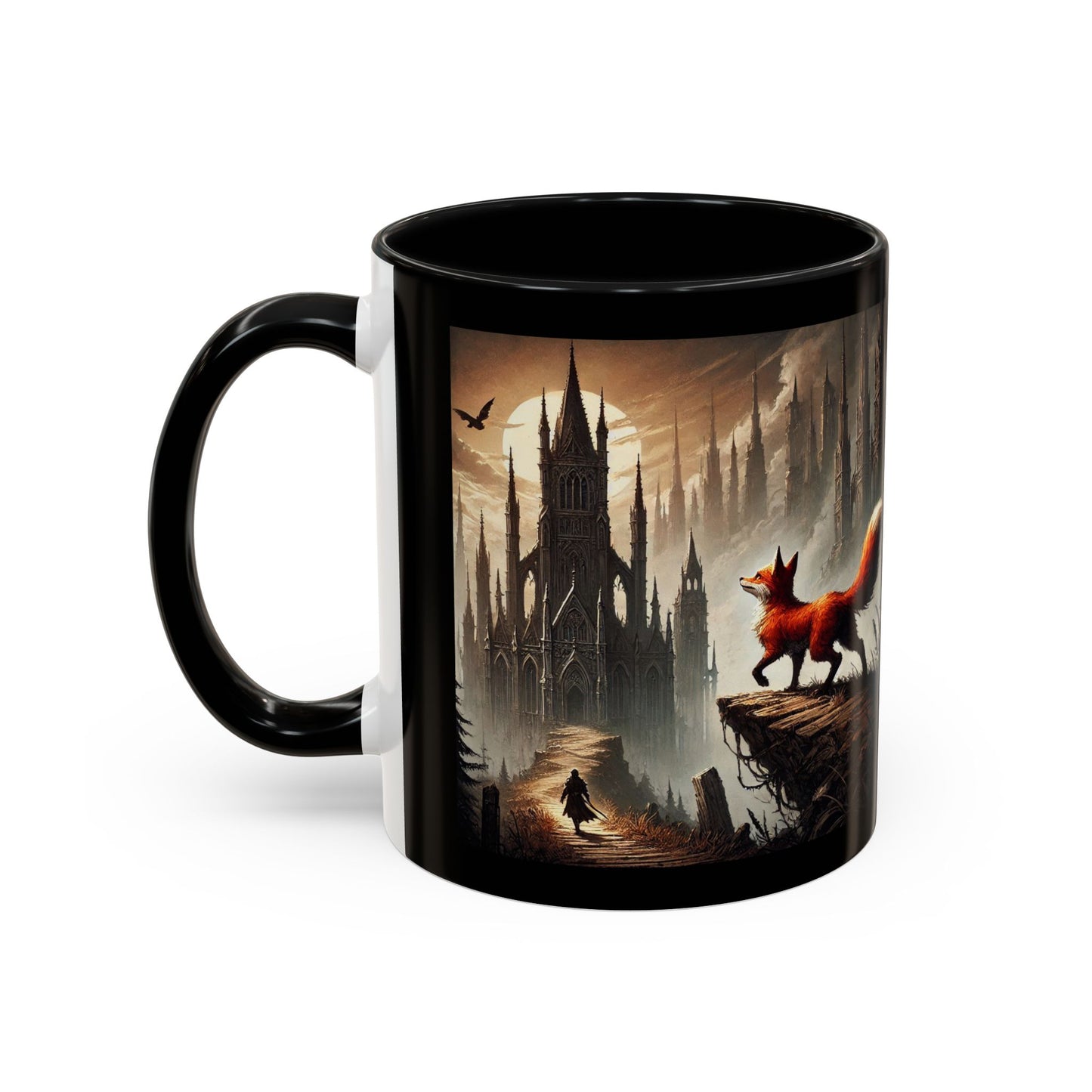 gothic fox Coffee Mug (11, 15oz)