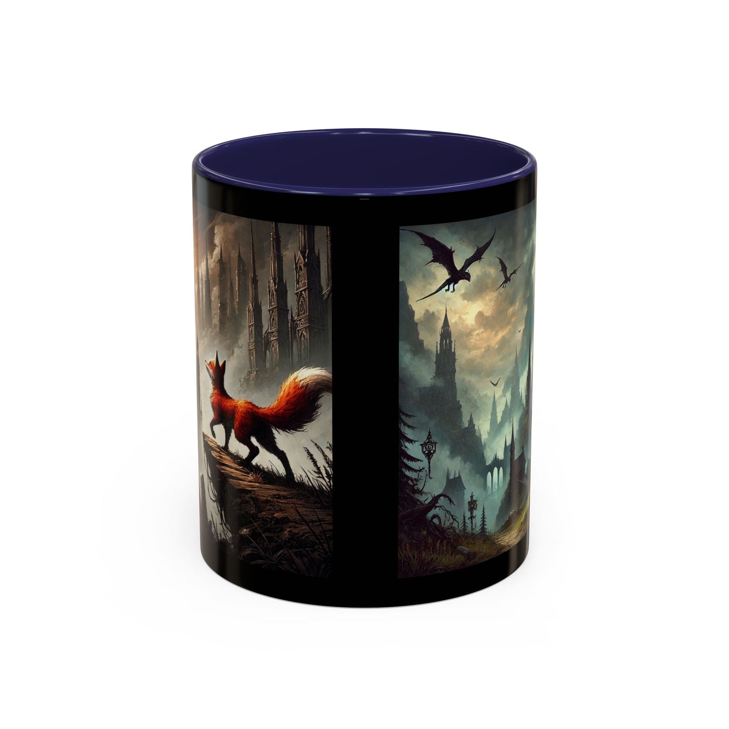 gothic fox Coffee Mug (11, 15oz)