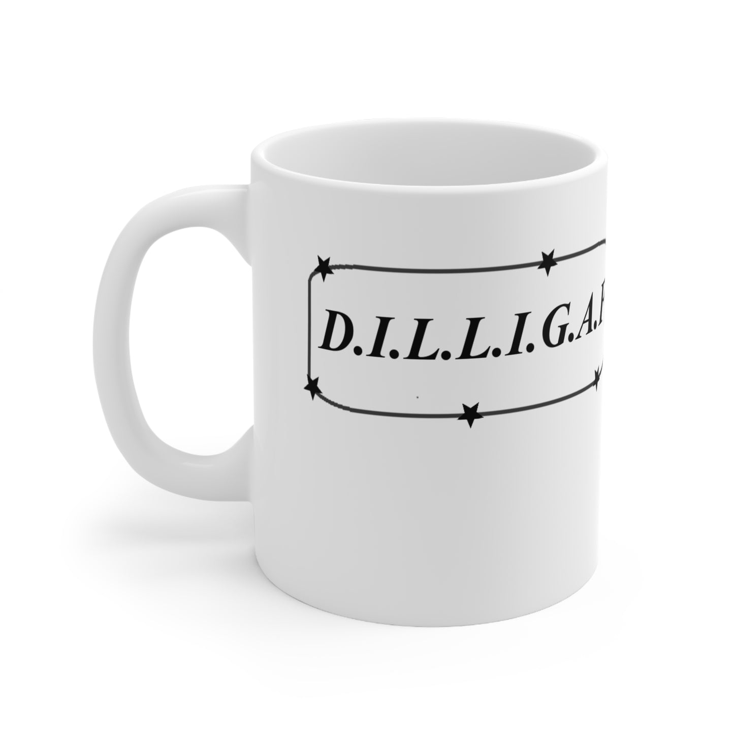 D.i.l.l.i.g.a.f Coffee Cups, 11oz, 15oz