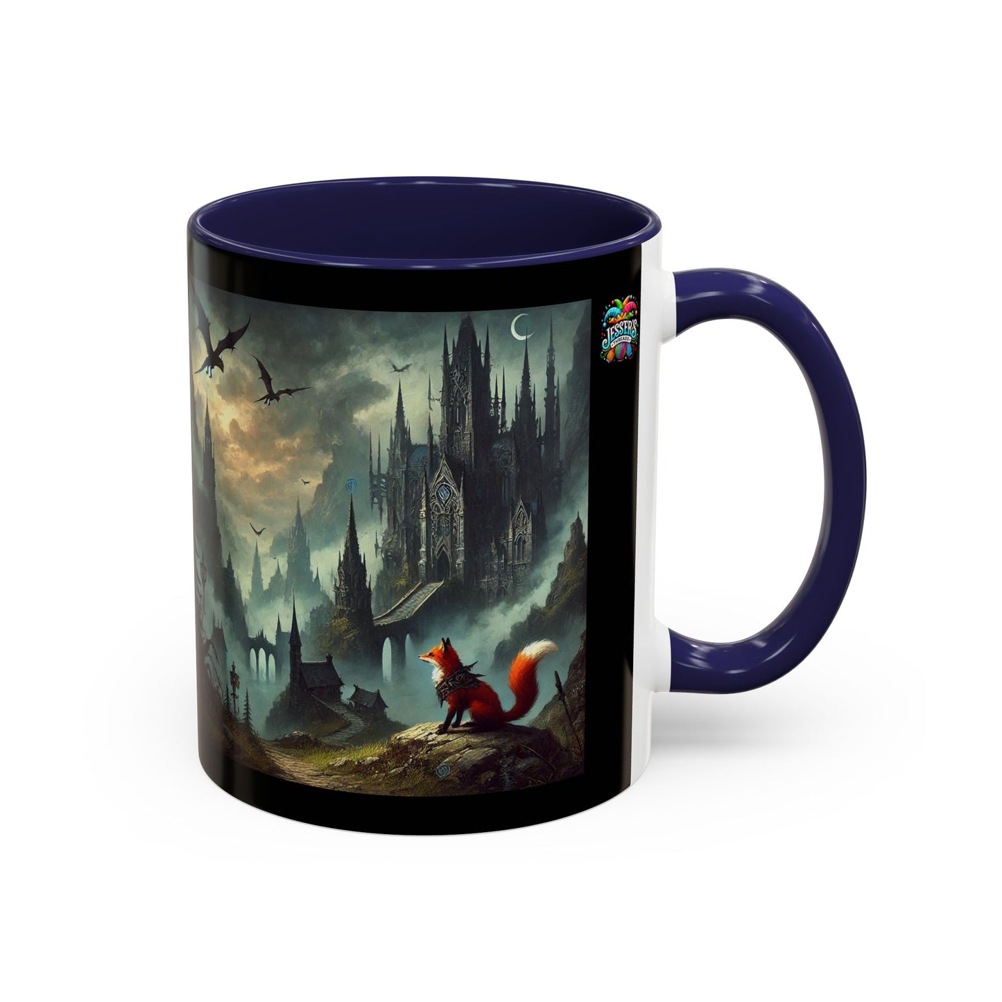 gothic fox Coffee Mug (11, 15oz)