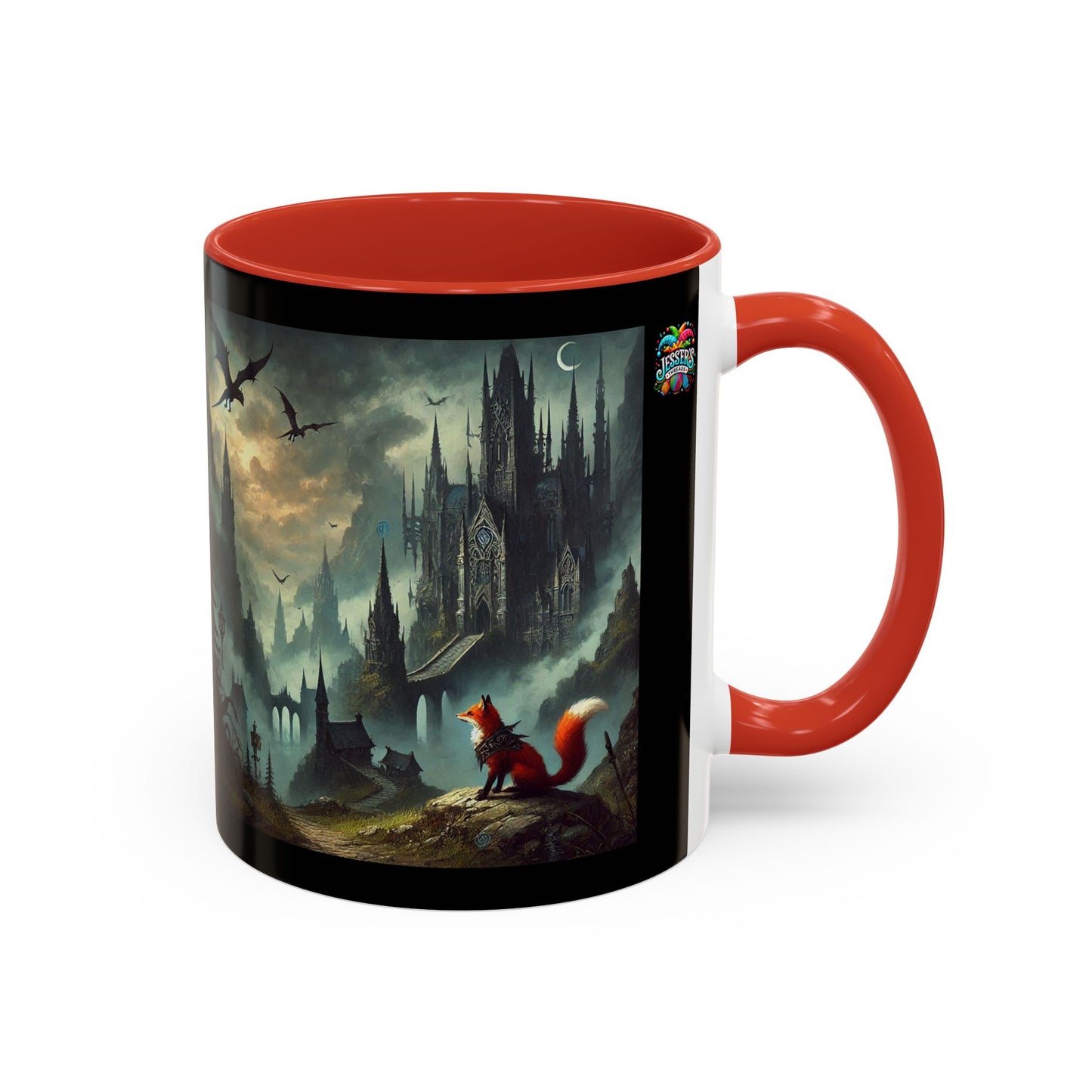 gothic fox Coffee Mug (11, 15oz)