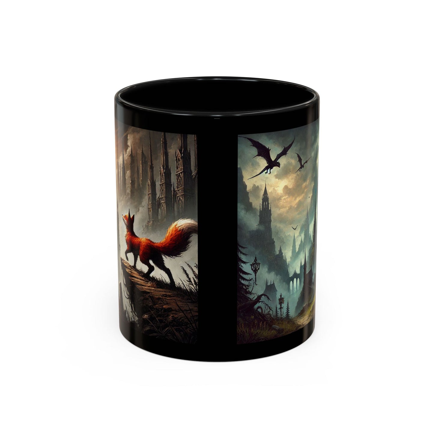 gothic fox Coffee Mug (11, 15oz)